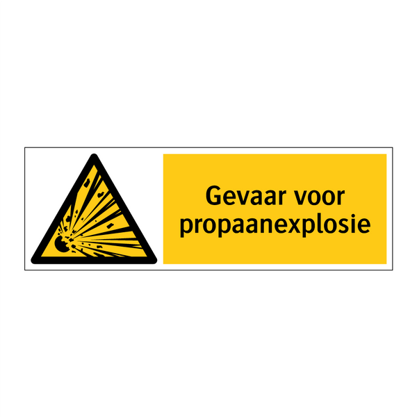 Gevaar voor propaanexplosie