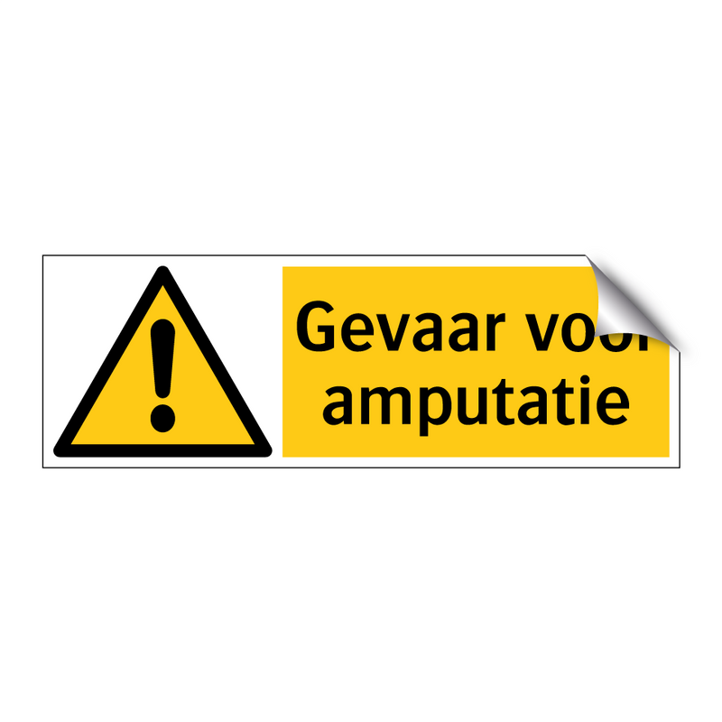Gevaar voor amputatie