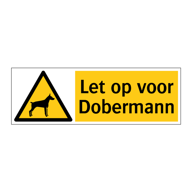 Let op voor Dobermann