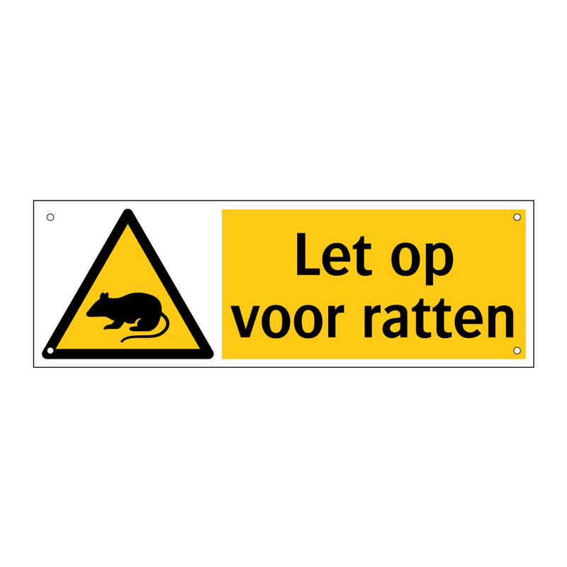 Let op voor ratten
