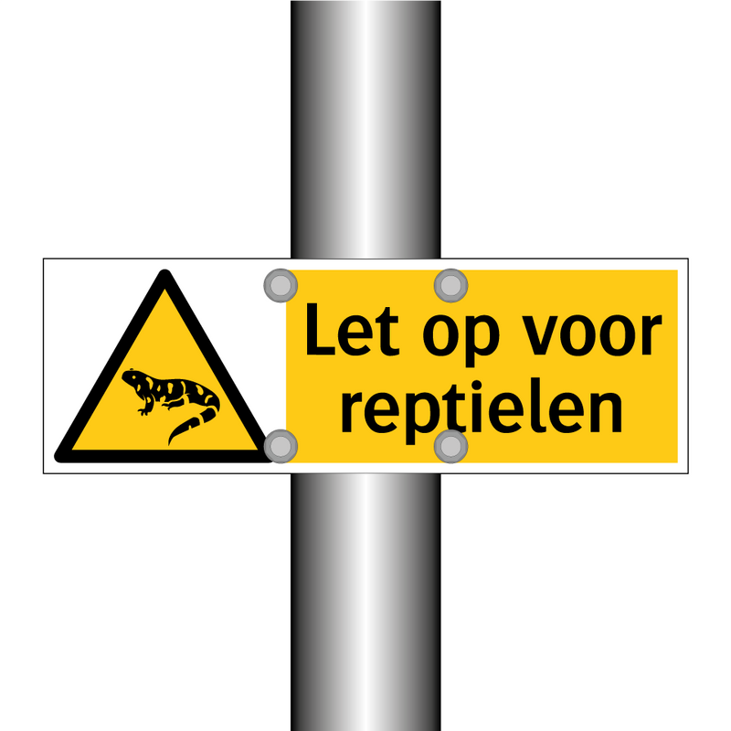 Let op voor reptielen