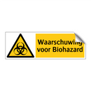 Waarschuwing voor Biohazard