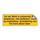 Let op! Werk in uitvoering! Niet aanpassen, niet /.../