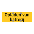 Opladen van batterij