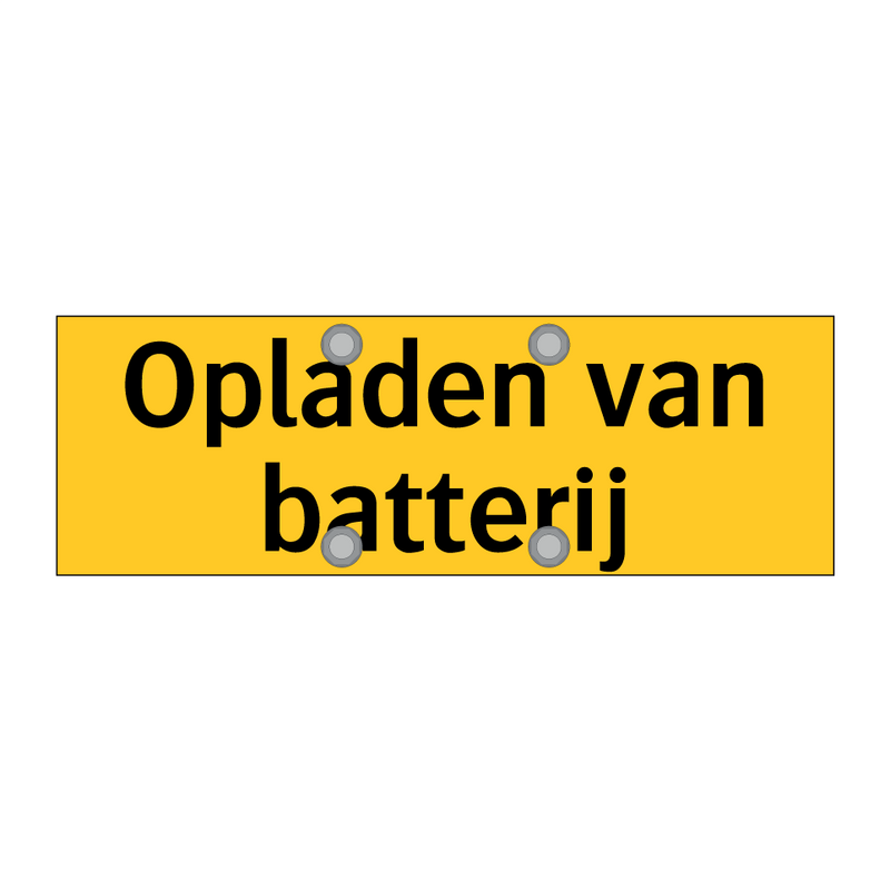 Opladen van batterij