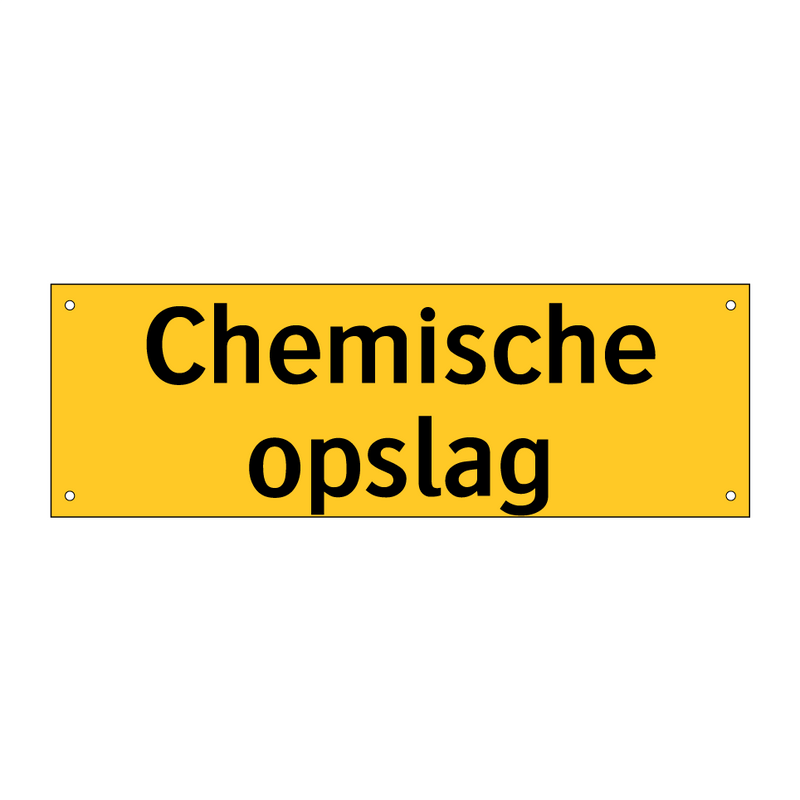 Chemische opslag