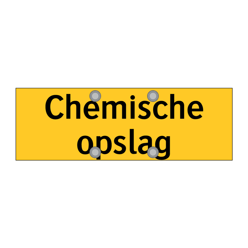 Chemische opslag