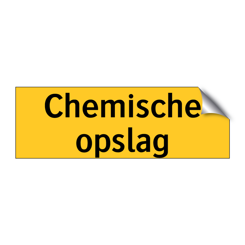 Chemische opslag