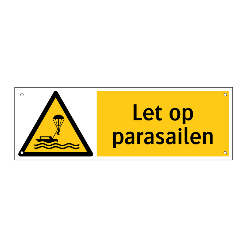 Let op parasailen