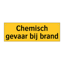 Chemisch gevaar bij brand