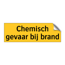 Chemisch gevaar bij brand