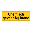 Chemisch gevaar bij brand