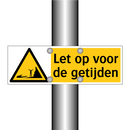 Let op voor de getijden