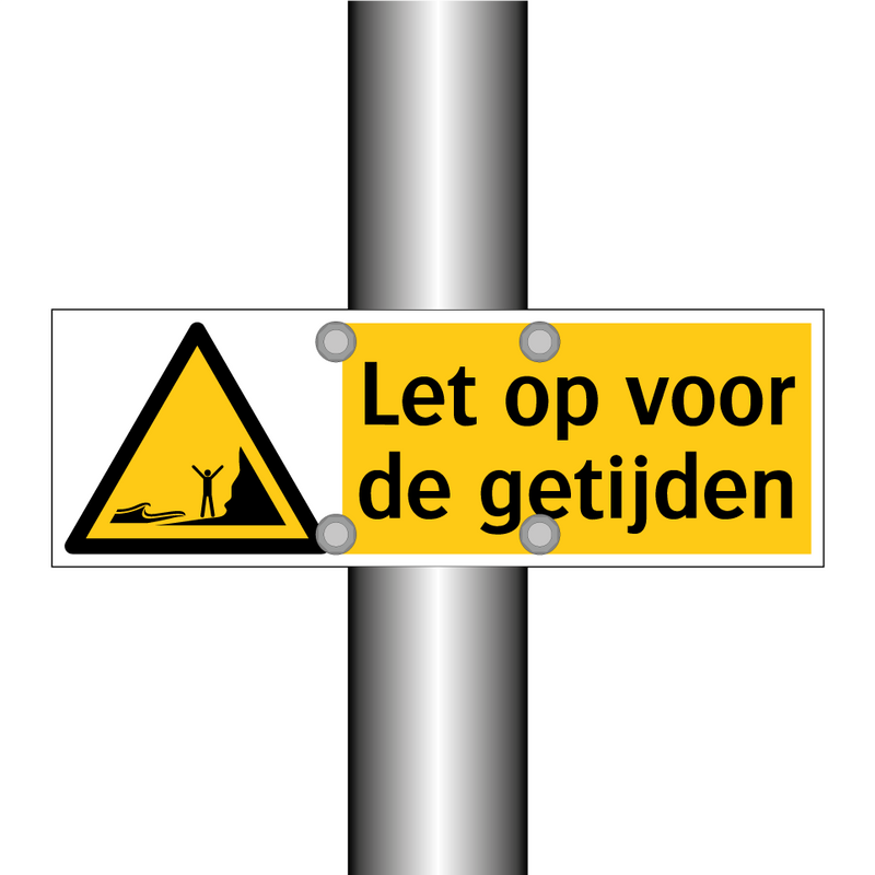 Let op voor de getijden