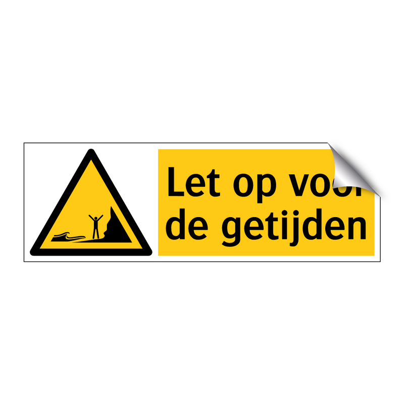 Let op voor de getijden