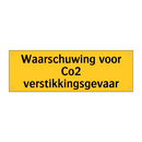 Waarschuwing voor Co2 verstikkingsgevaar