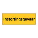 Instortingsgevaar