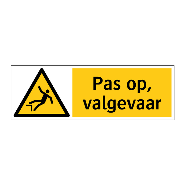 Pas op, valgevaar