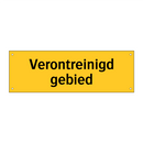 Verontreinigd gebied