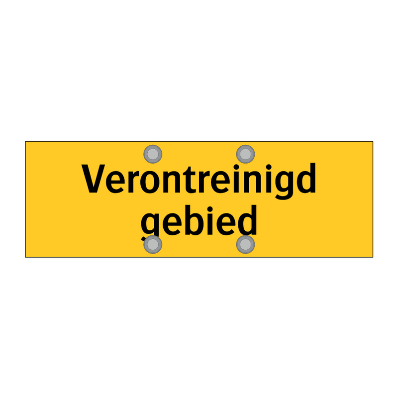 Verontreinigd gebied