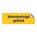 Verontreinigd gebied