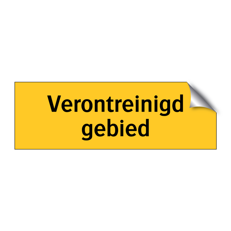 Verontreinigd gebied