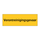 Verontreinigingsgevaar