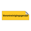 Verontreinigingsgevaar