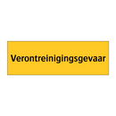 Verontreinigingsgevaar