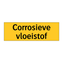 Corrosieve vloeistof