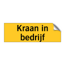 Kraan in bedrijf