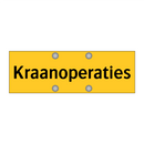 Kraanoperaties
