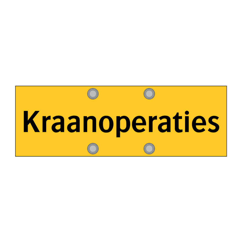 Kraanoperaties