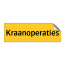 Kraanoperaties