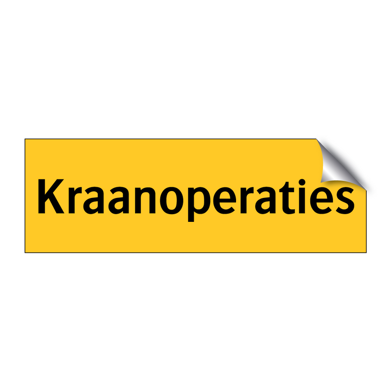 Kraanoperaties
