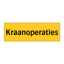 Kraanoperaties