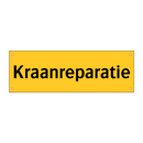 Kraanreparatie