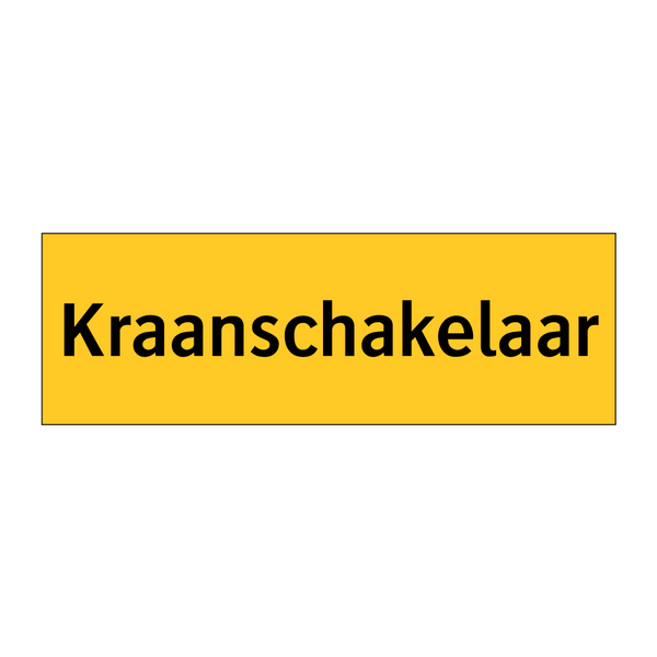 Kraanschakelaar