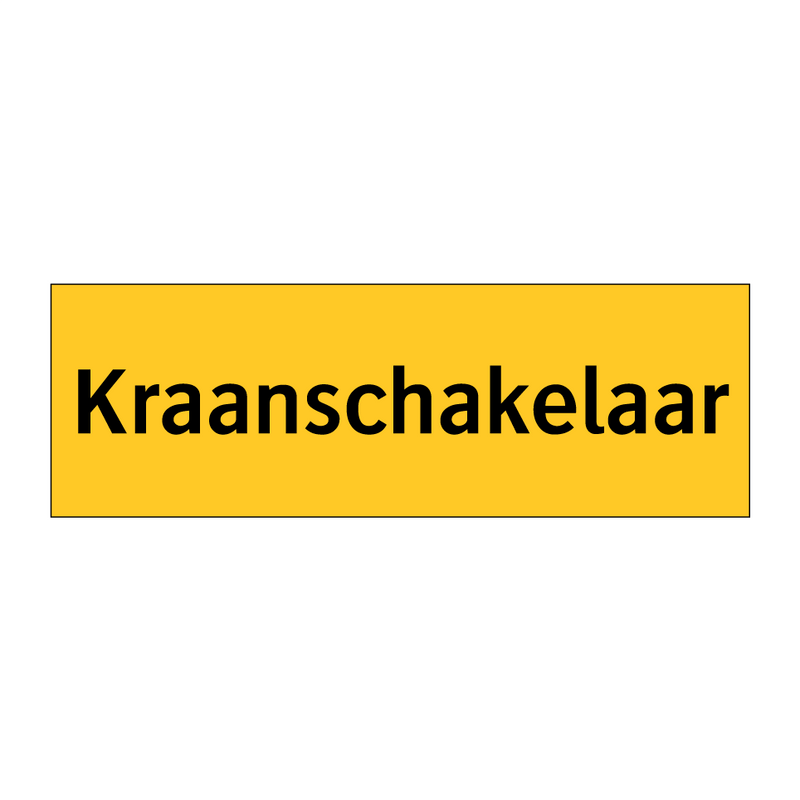 Kraanschakelaar
