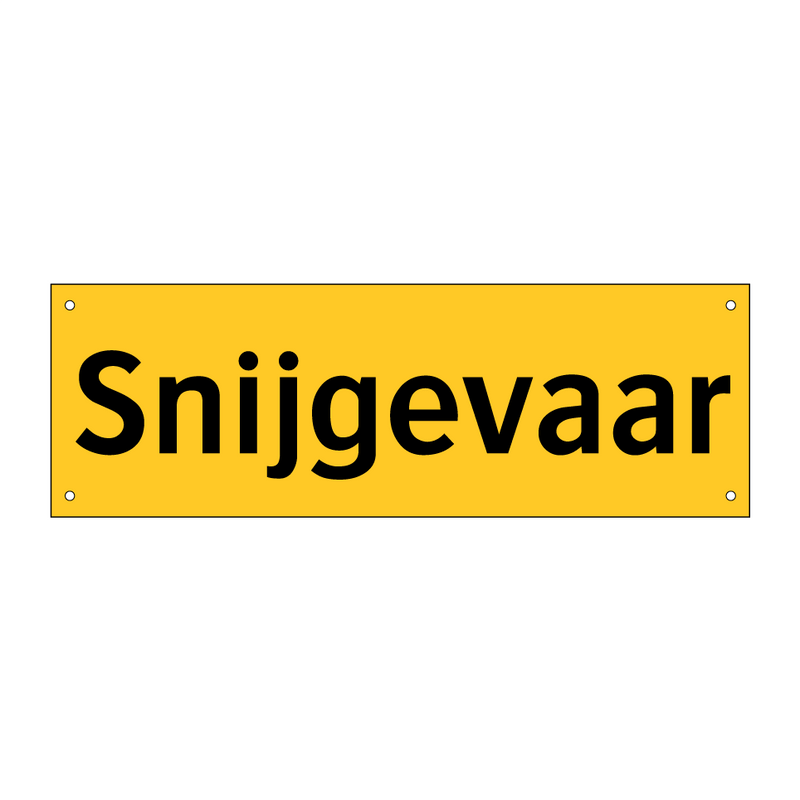 Snijgevaar