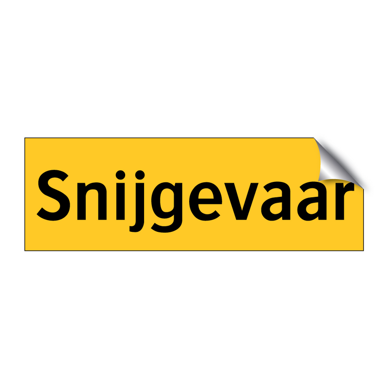 Snijgevaar