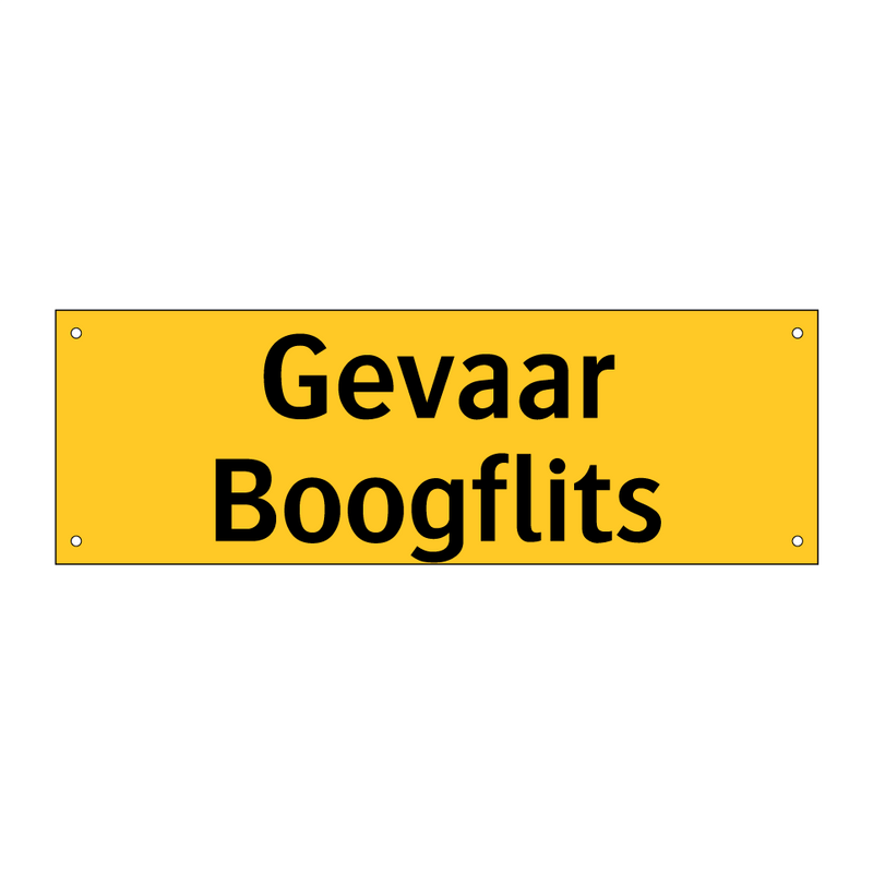 Gevaar Boogflits