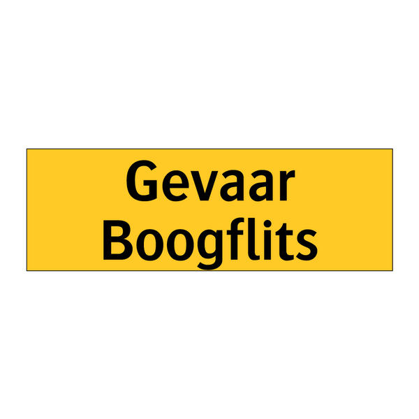 Gevaar Boogflits