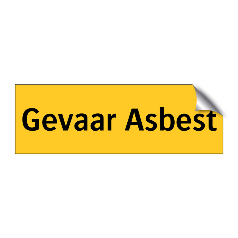 Gevaar Asbest