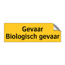 Gevaar Biologisch gevaar