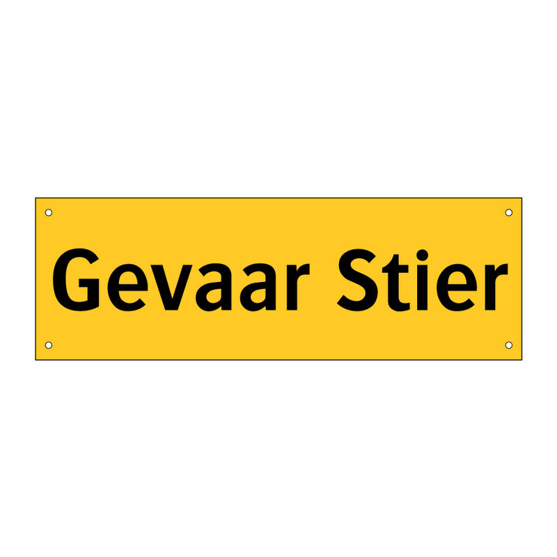 Gevaar Stier