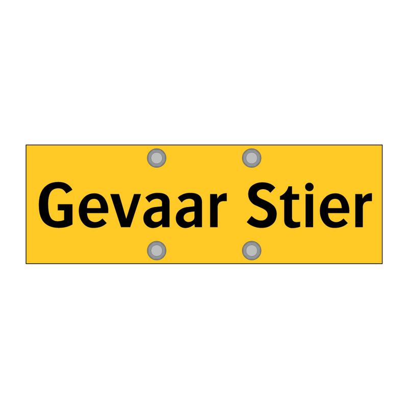 Gevaar Stier