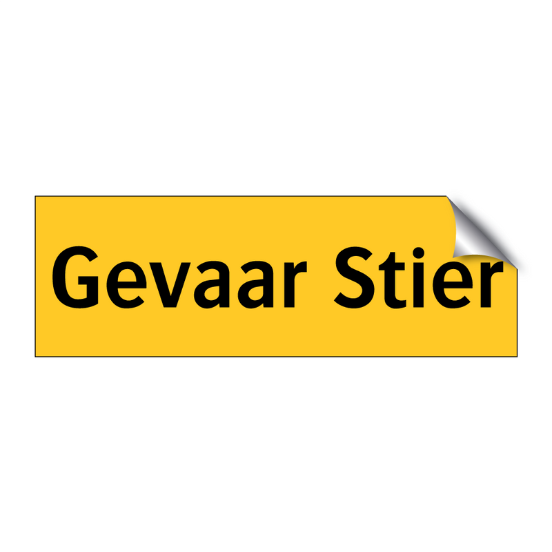Gevaar Stier