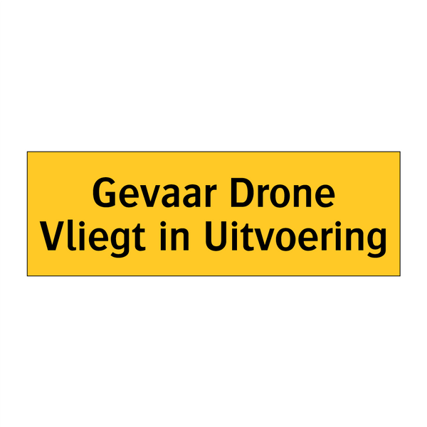 Gevaar Drone Vliegt in Uitvoering
