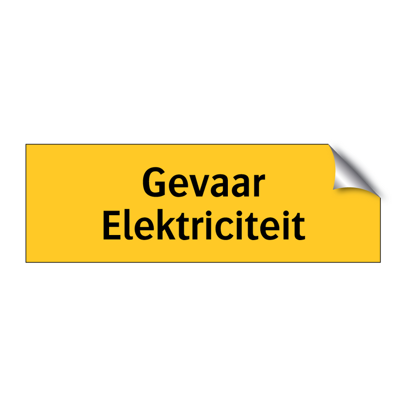 Gevaar Elektriciteit